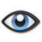 Eye emoji on LG